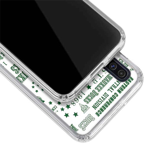 NBA Milwaukee Bucks Historic Blast New Galaxy A50 Clear Case